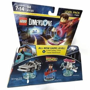 LEGO Dimensions Back To The Future Level Marty McFly DeLorean 94 Pieces 71201
